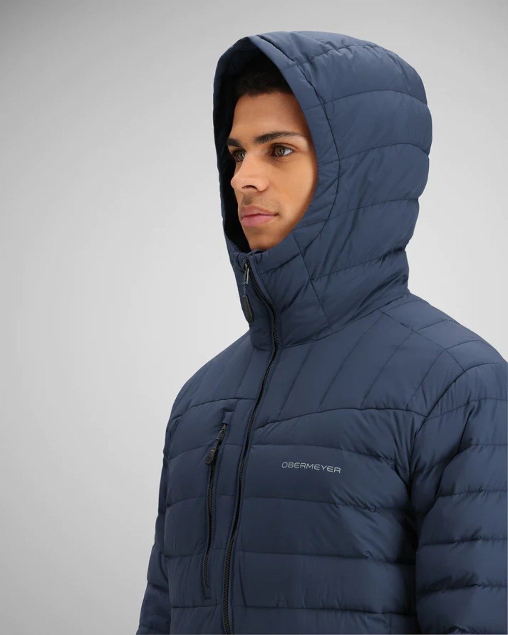 Obermeyer Klaus down hoody in blue
