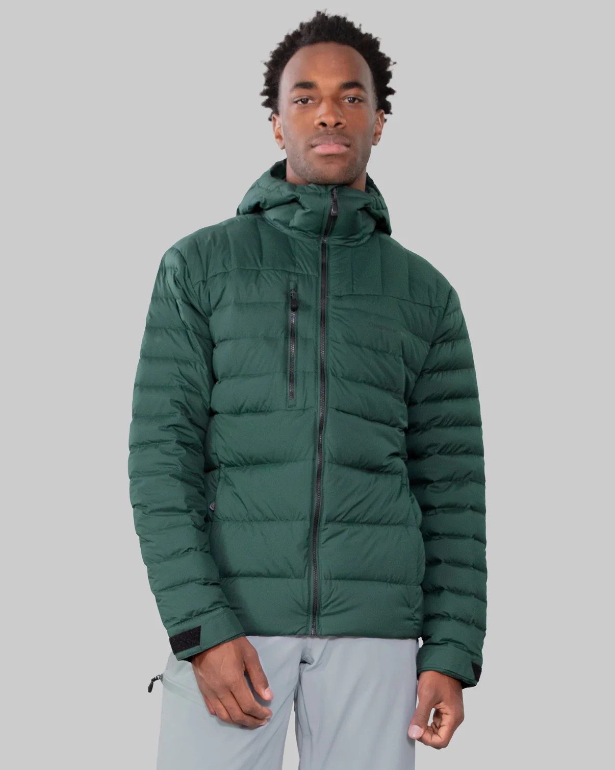 Obermeyer Klaus down hoody in green