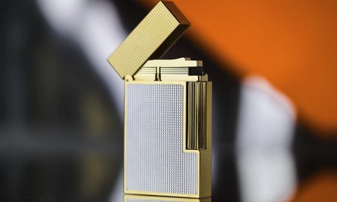 St Dupont luxury lighter on table open