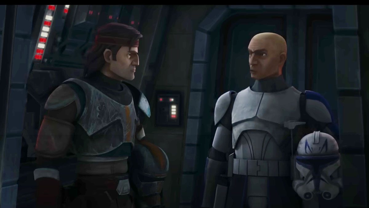 Hunter and Rex in Star Wars: The Bad Batch.