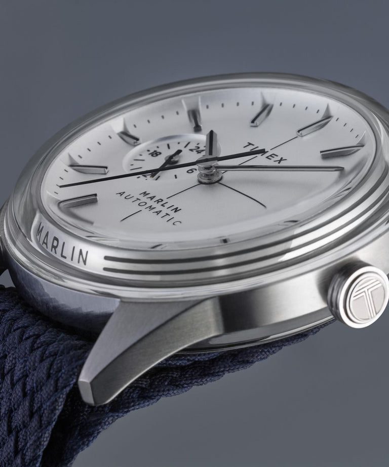 closeup on Timex watch