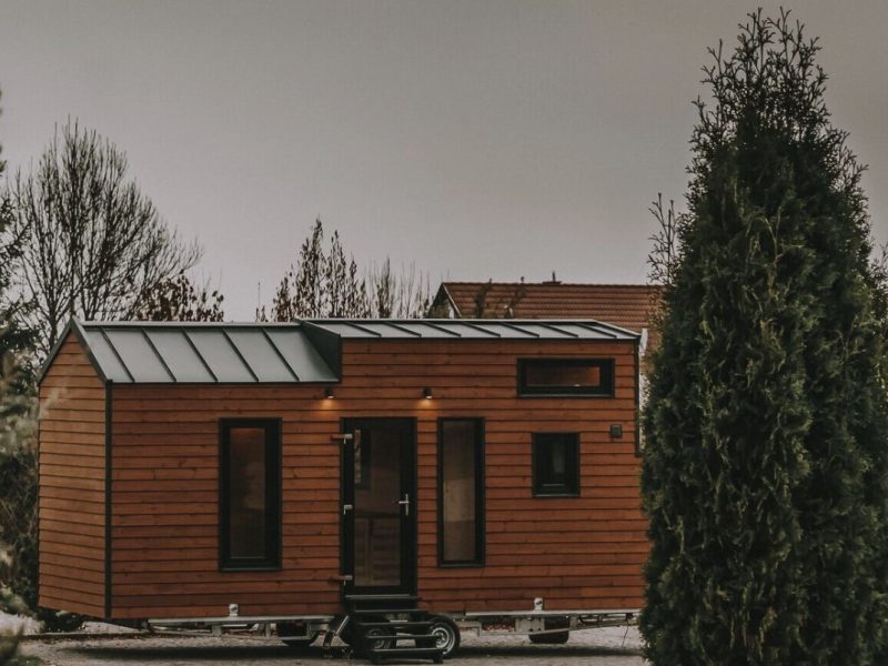 A tiny house from Tiny Cocoons.