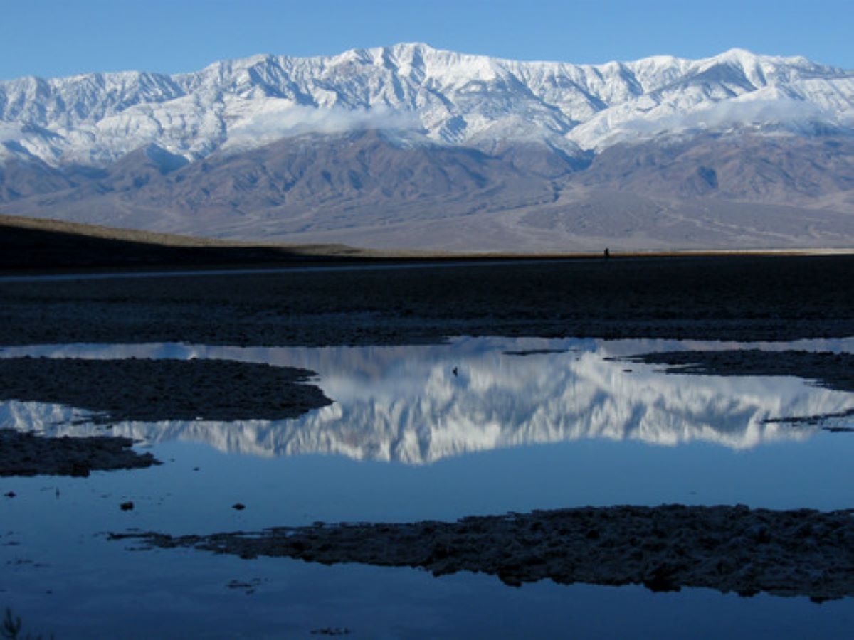 The reflection at Badwater Basin.