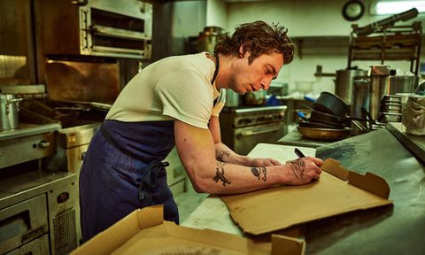 Jeremy Allen White as Carmy in The Bear