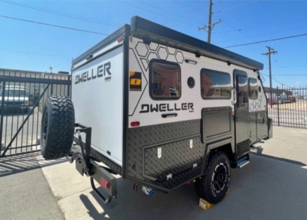 An off-road travel trailer from Denver, Colorado's B&B RV.