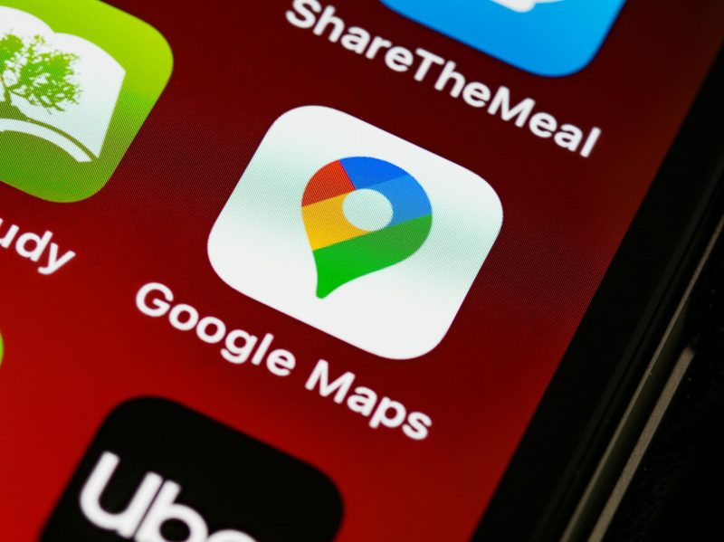 Google Maps app on phone
