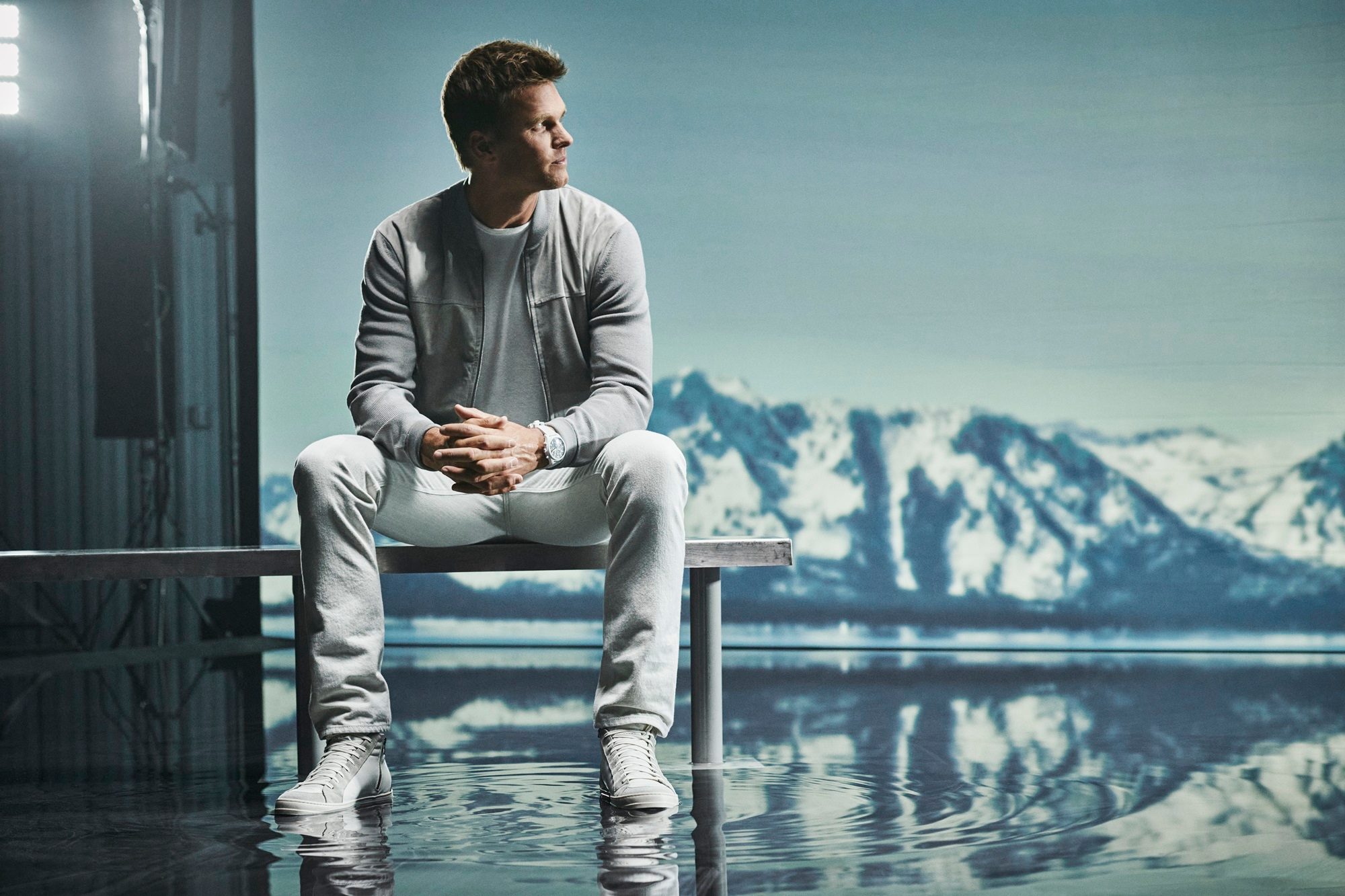 Tom Brady IWC ad wearing watch