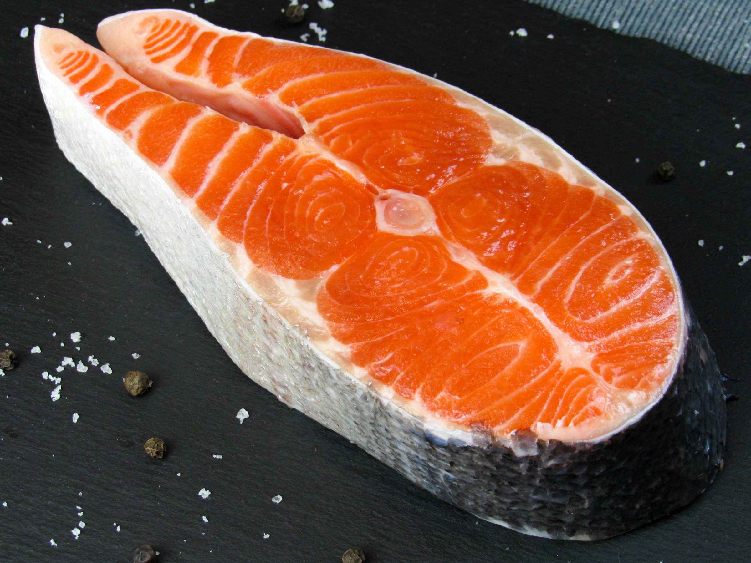 Salmon steak