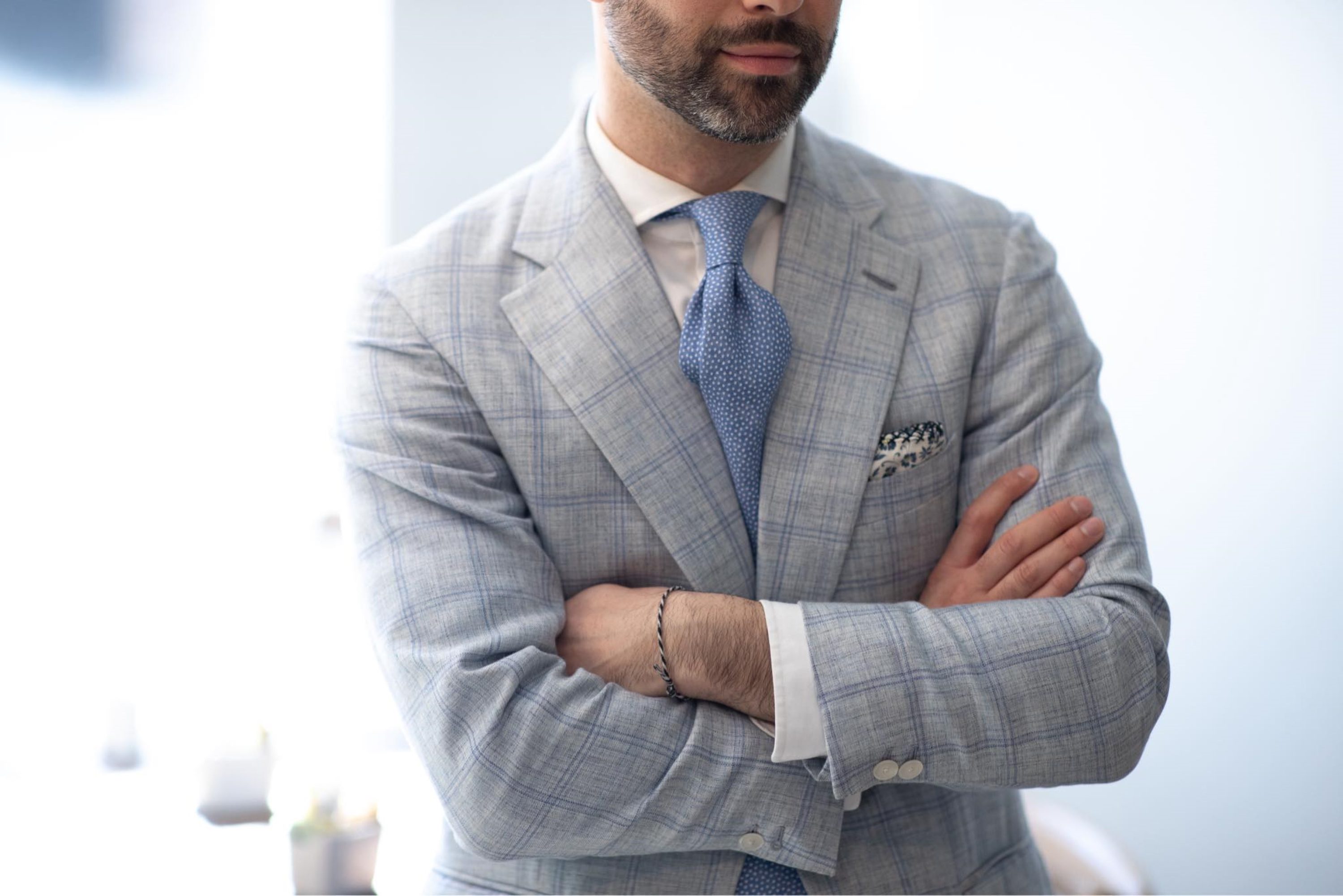 man in suit jacket