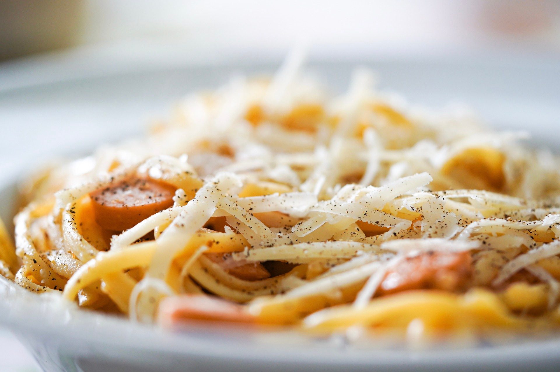 Pasta dish closeup