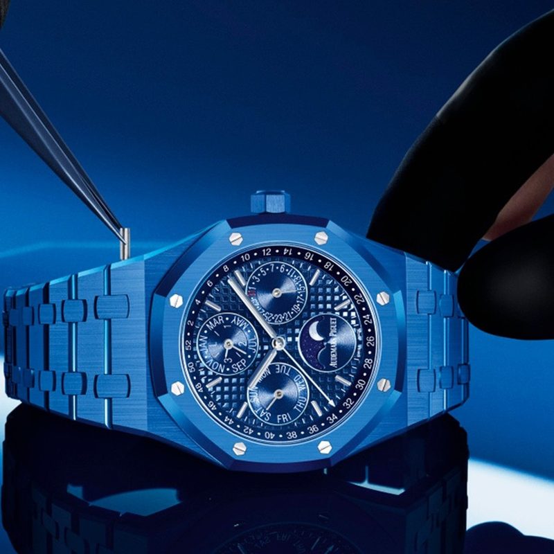 Audemars Piguet Royal Oak Perpetual Calendar blue ceramic