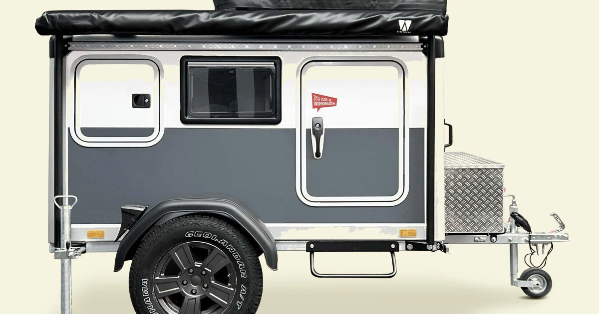 This tiny caravan uses one smart feature to max living space - The Manual
