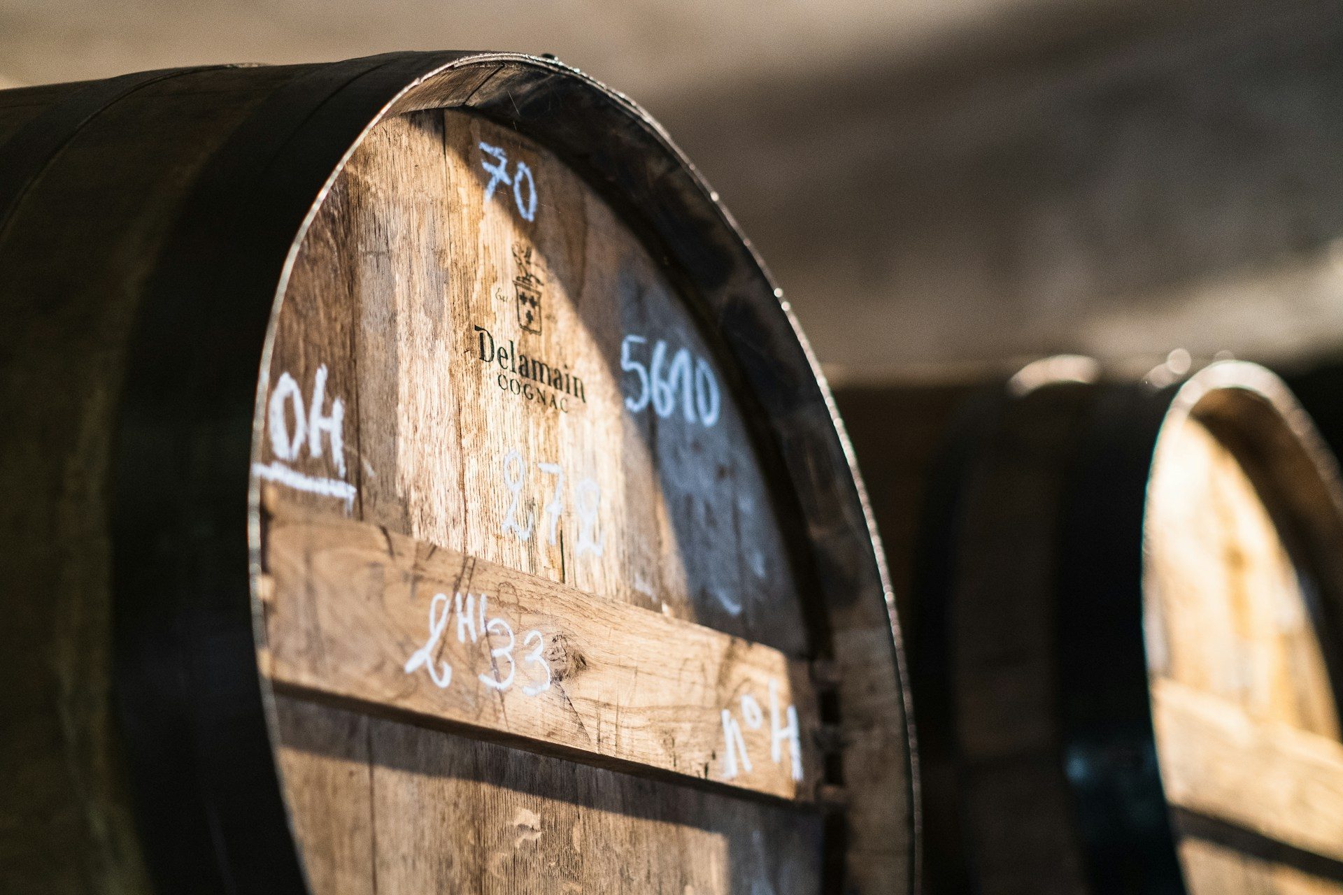 Cognac barrels