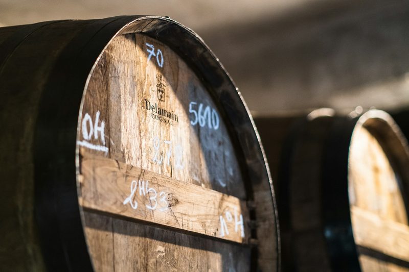 Cognac barrels