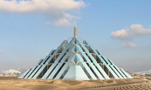 Ziggurat Pyramid in Dubai