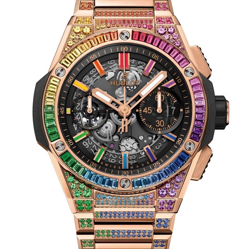Hublot Big Bang Integrated King Gold Rainbow