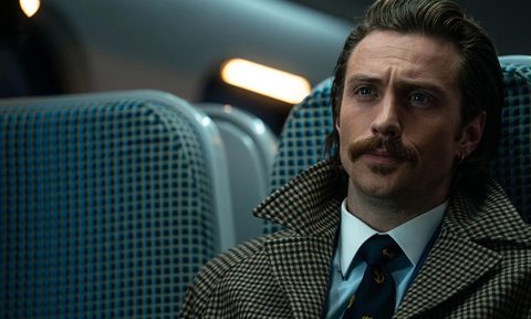 Aaron Taylor-Johnson in Bullet Train.