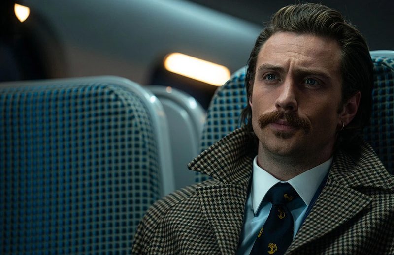 Aaron Taylor-Johnson in Bullet Train.