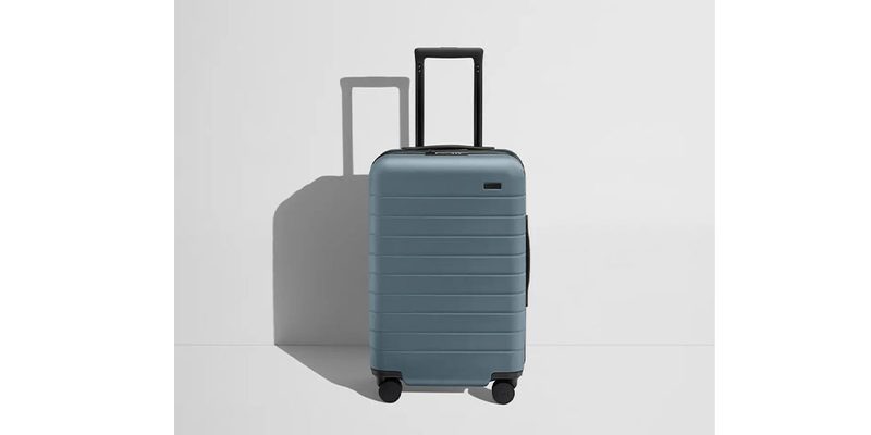 Away luggage on a white background.
