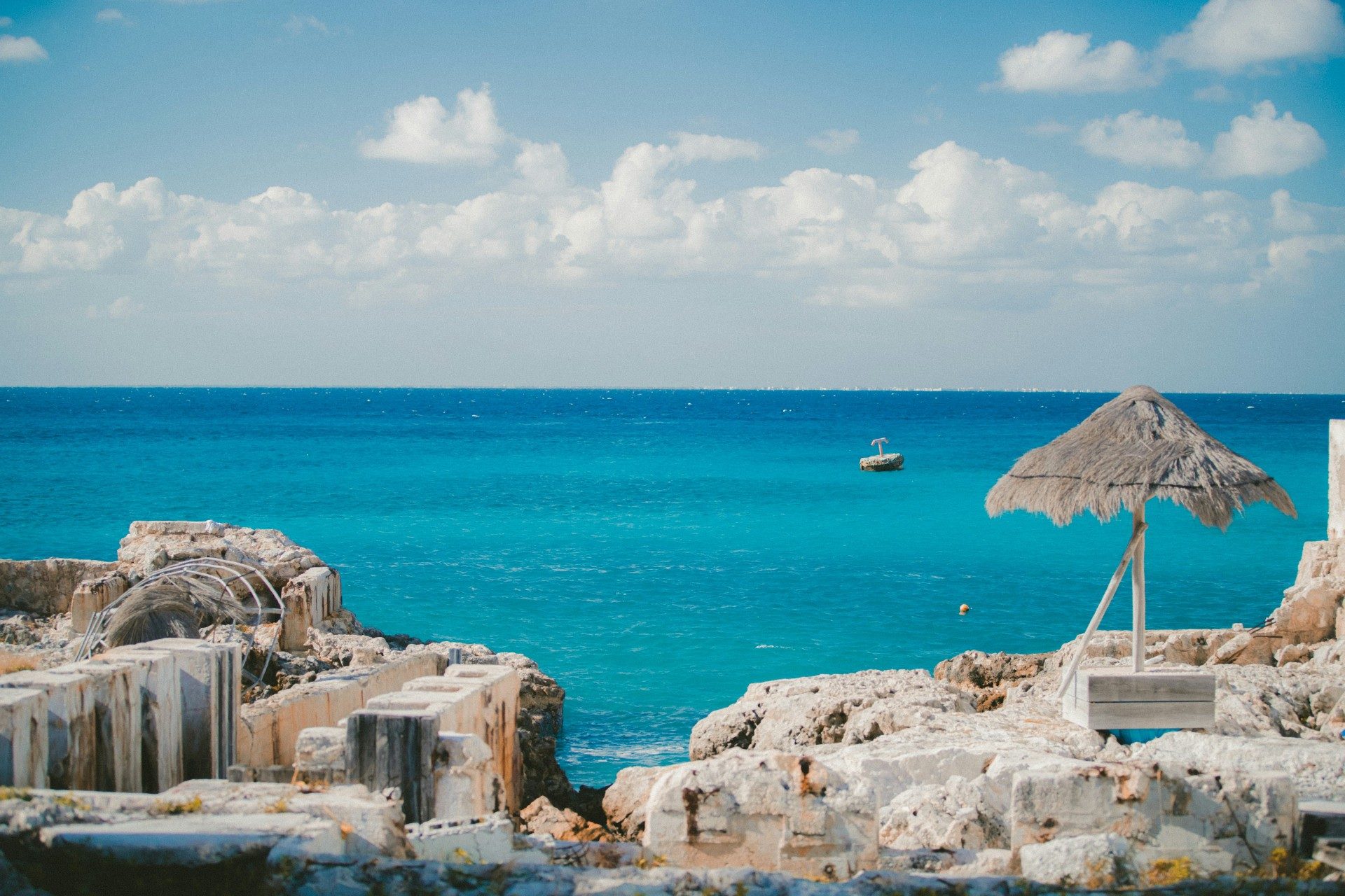 Coastline of Cozumel Mexico