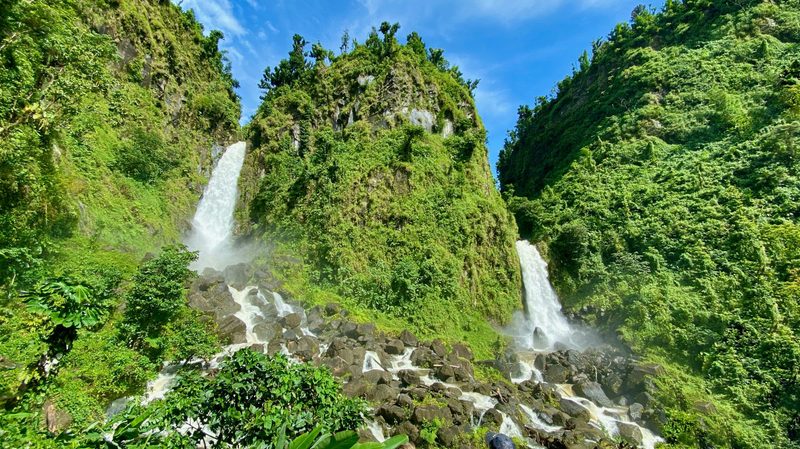 Waterfalls on Dominica Island