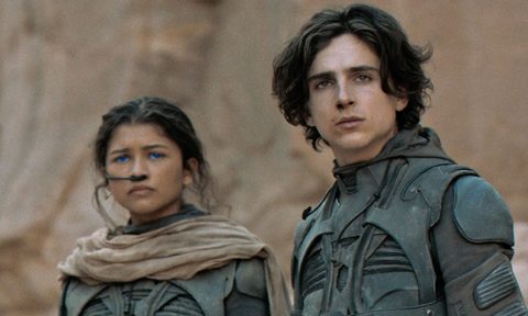 Zendaya and Timothée Chalamet in Dune