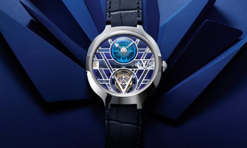 Voyager Flying Tourbillon "Poinçon de Genève" Plique-à-jour