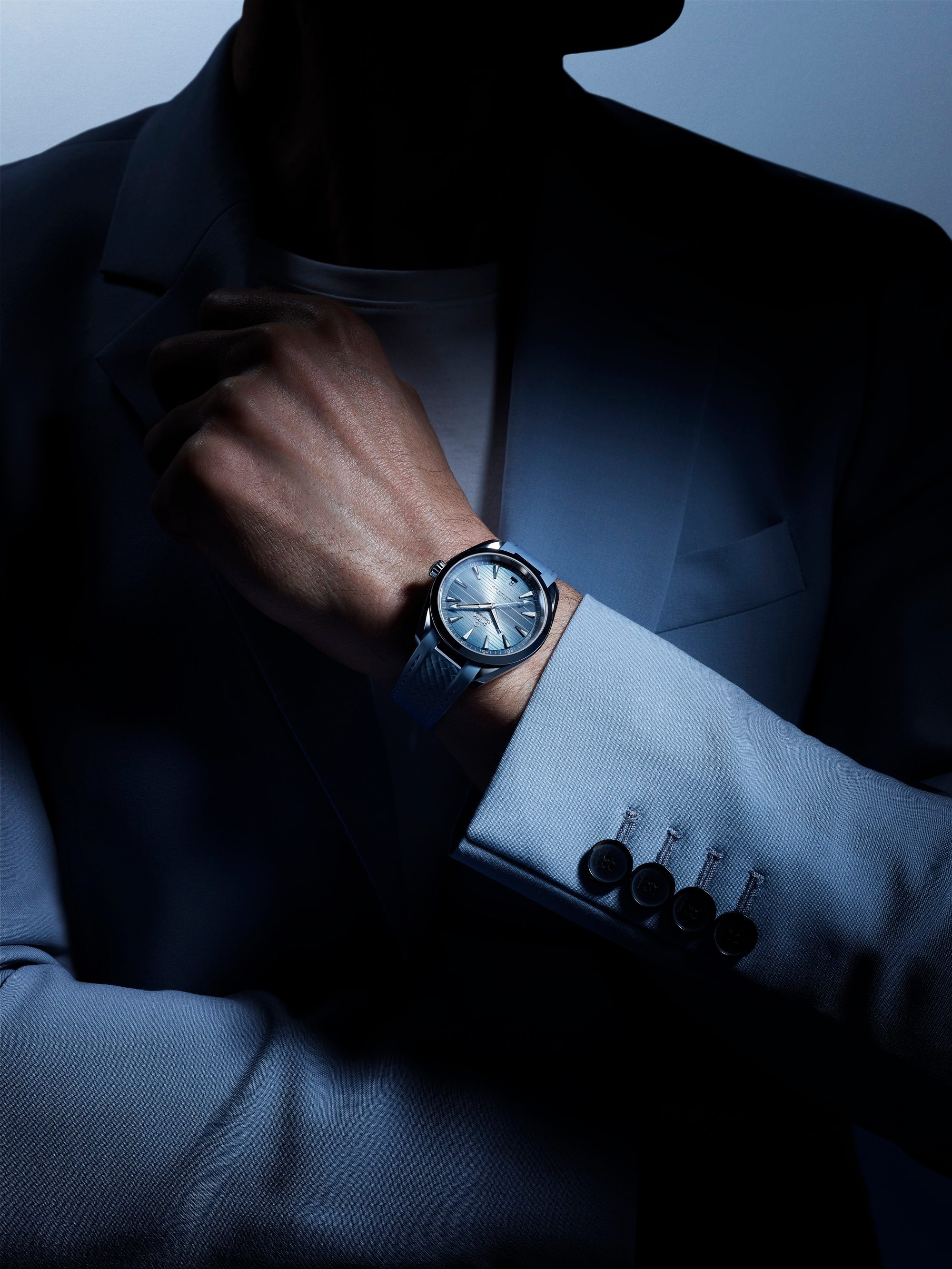 Omega Seamaster on model