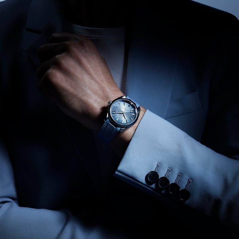 Omega Seamaster on model