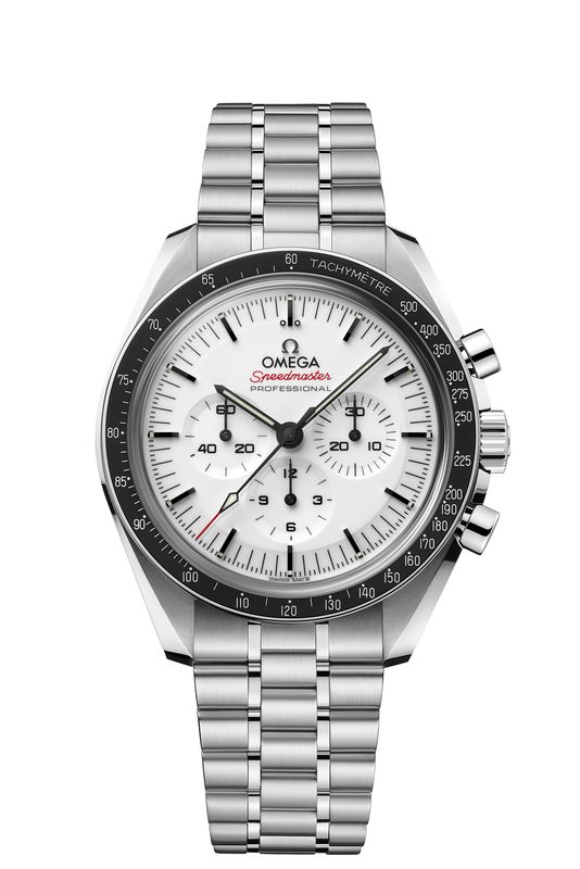 Omega Speedmaster Moonwatch white dial