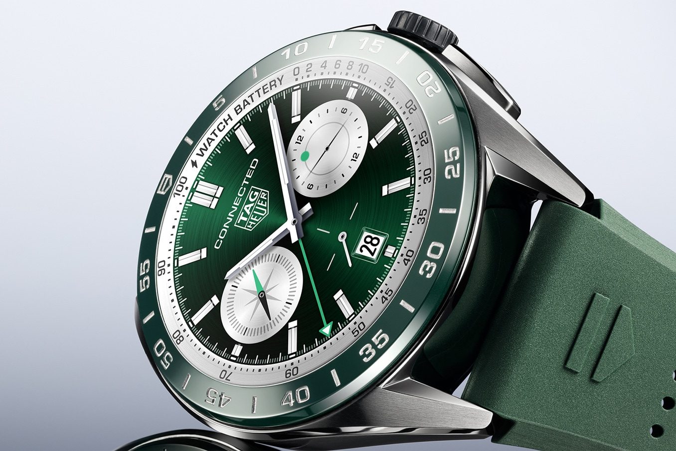 green dial watch