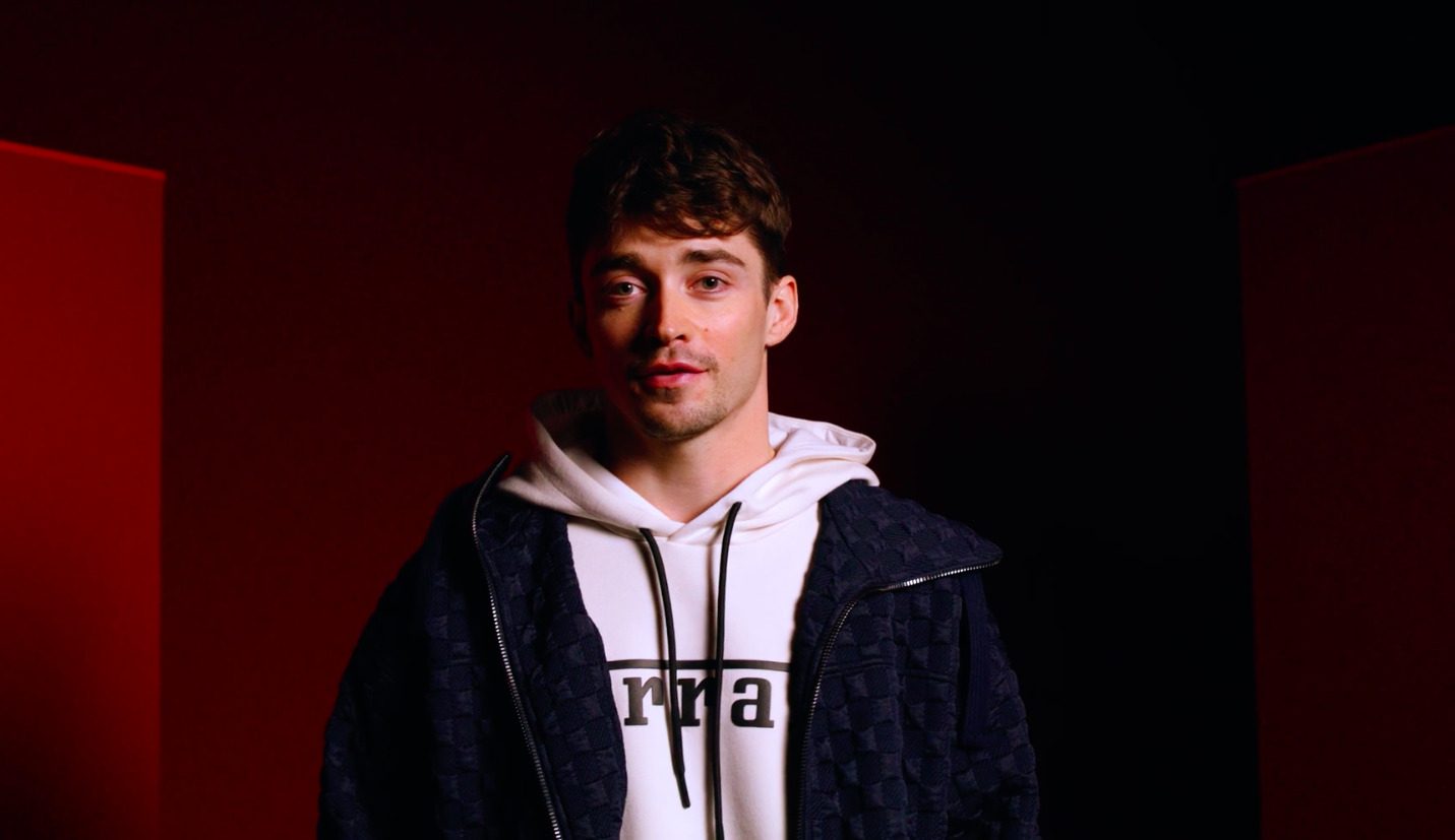 Charles Leclerc in Ferrari video