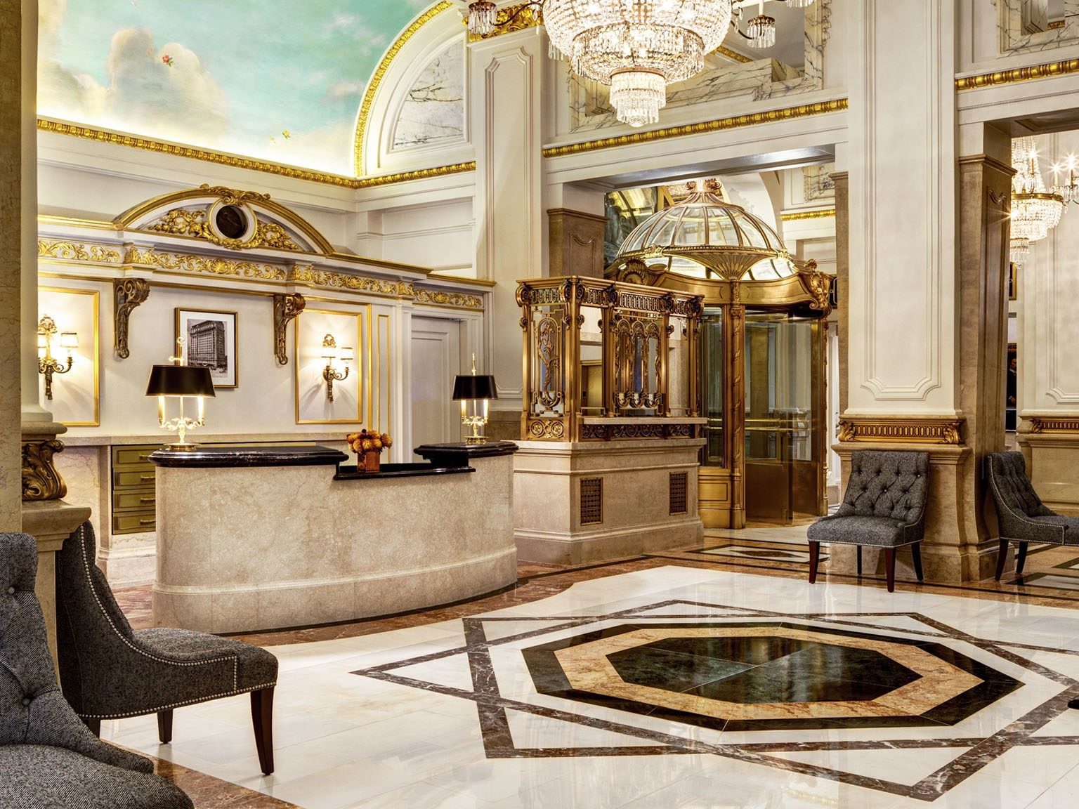 St Regis New York, New York front lobby