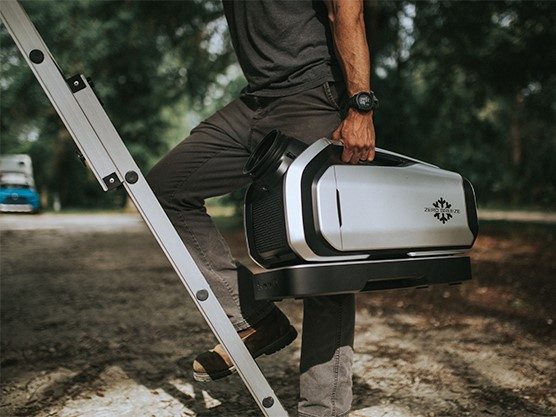 Zero Breeze Mark 2 real off-grid AC being carried