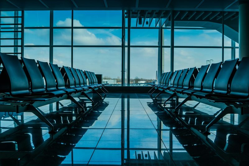Airport seating in Netherlands