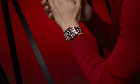 Tudor watch on model