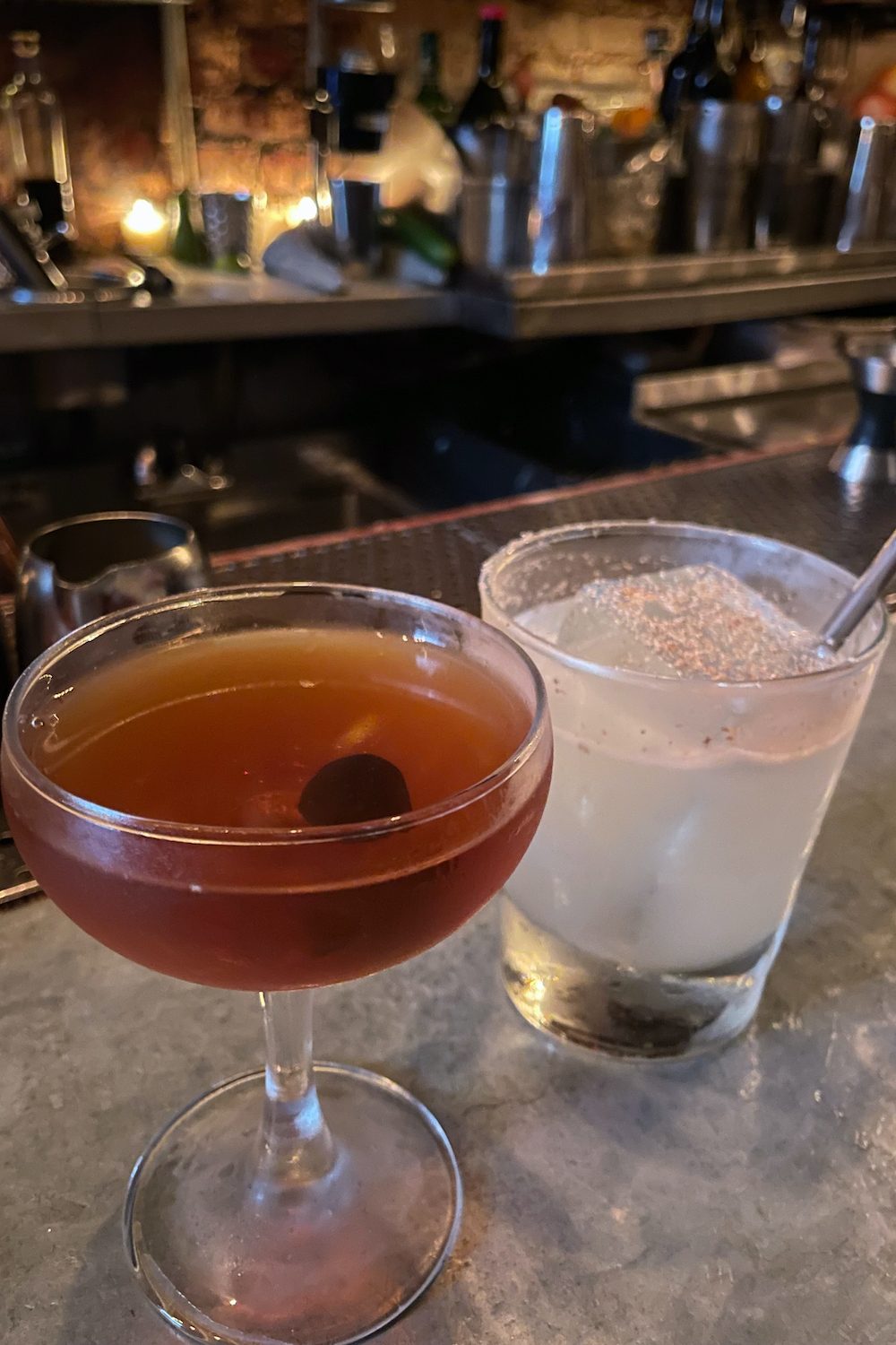 Cocktails at Attaboy.