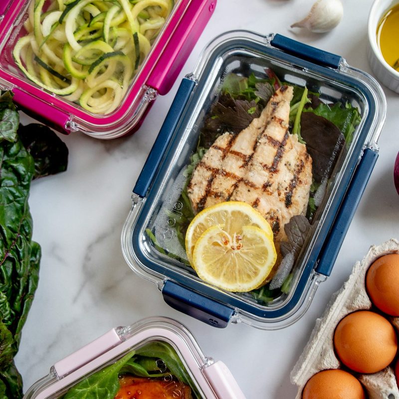 High protein meals.