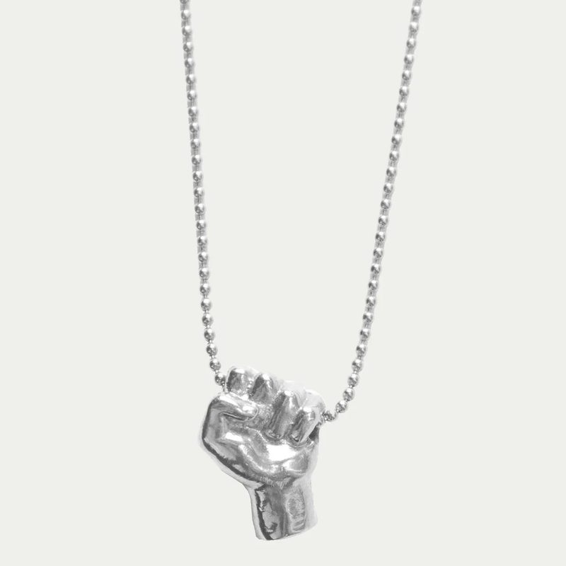 Johnny Nelson All Power Fist Necklace