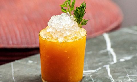Heirloom Carrot cocktail.