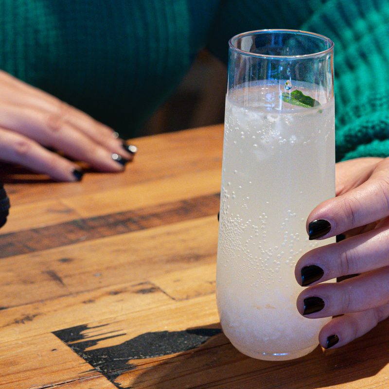 Lychee Lemonade Mimosa