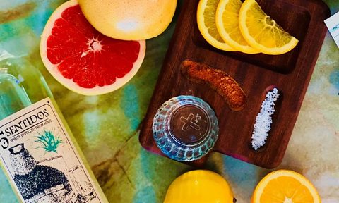 Mezcal service at Little Coyote.