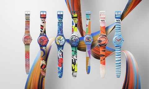 Swatch x Tate collaboration watches