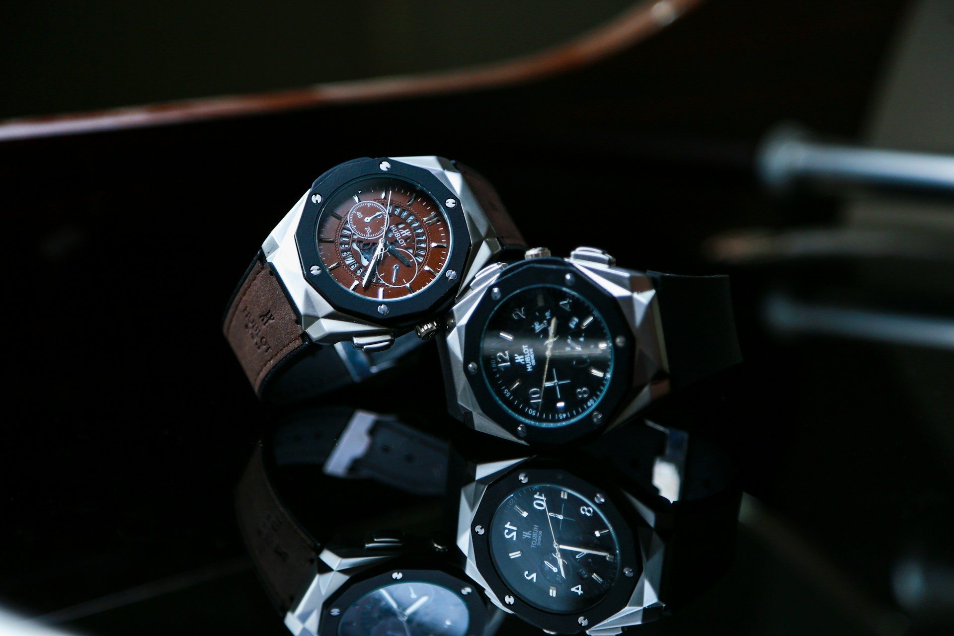 watches on table