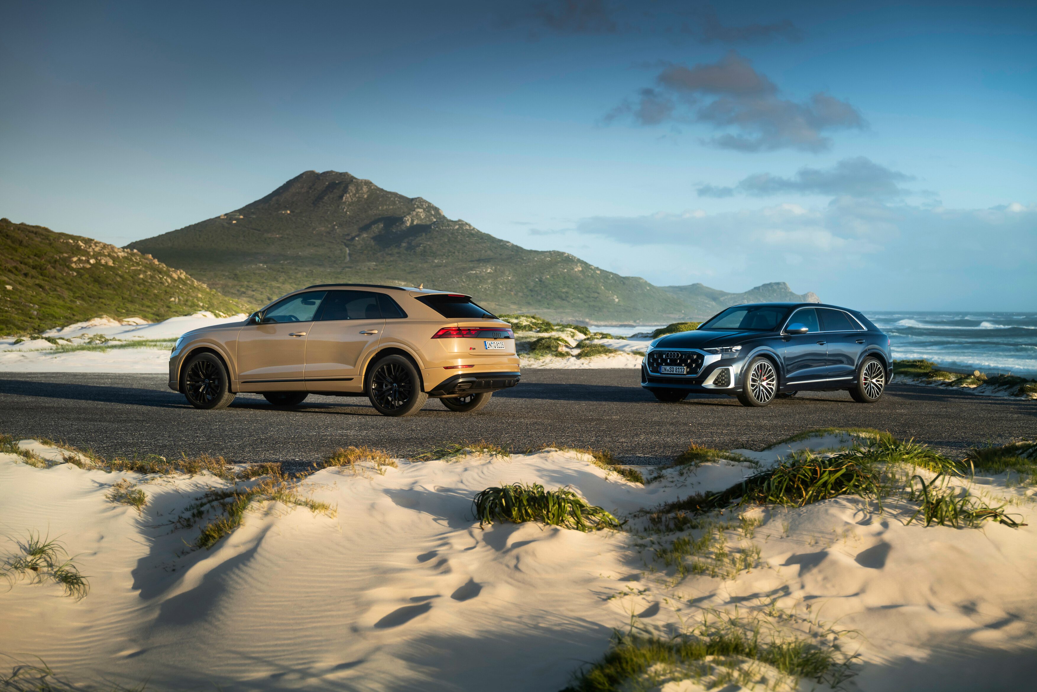 An Audi Q8 and SQ8