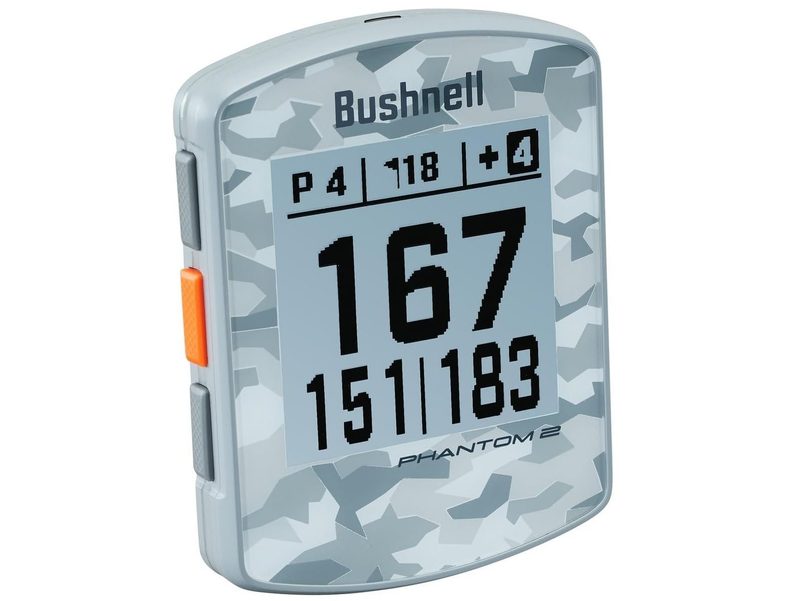 The front screen of the Bushnell Golf Phantom 2 GPS device.