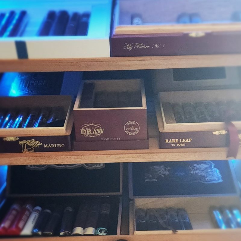 Close up of cigars in humidor at home - Briley Kenney from The Manual
