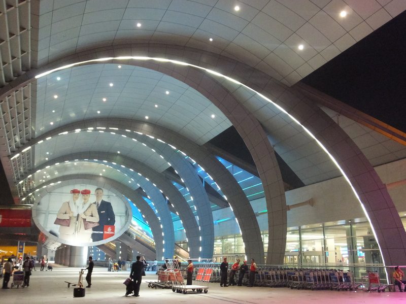 The new Terminal 3 at Dubari International Airport
