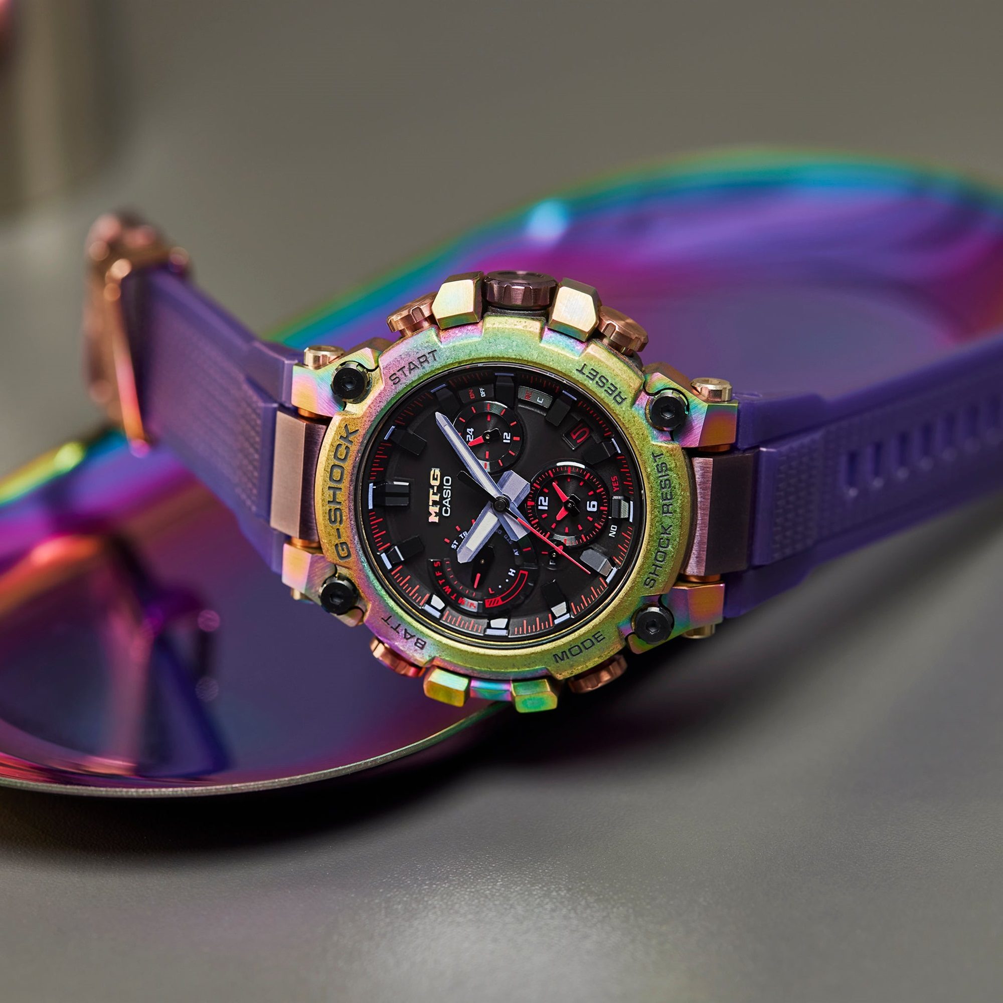 G-SHOCK MTG-B3000PRB1 'Aurora Oval' Limited Edition