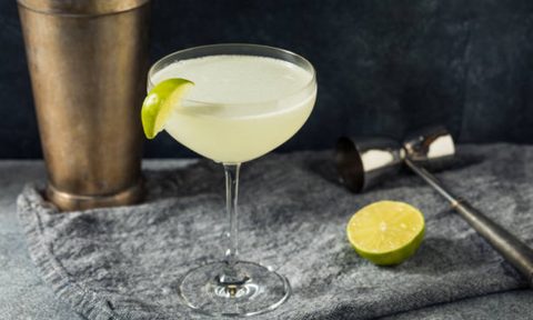 Refreshing rum daiquiri